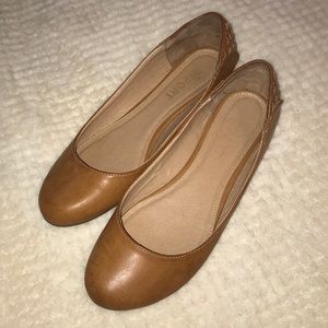Light brown flats